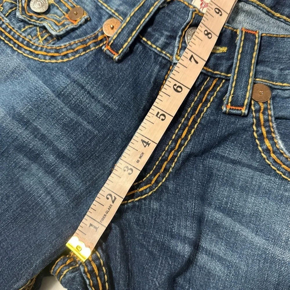 Vintage True Religion JOEY BIG T Men's 30x29 Embroidered Flap Pockets Jeans EUC